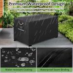 Super Waterproof Rectangular Fire Pit Cover 44" L