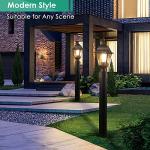 FOLKSMATE Waterproof Dusk to Dawn Post Lights