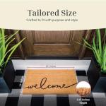 Theodore Magnus Durable Outdoor Coir Doormat 17"x30