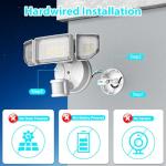 LED Security Lights with Motion Sensor 8500 lm