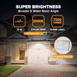 LUTEC 72W LED Motion Sensor Outdoor Security Light