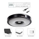 Cordless LED Umbrella Lights with Remote Control