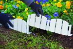 No-Dig Decorative White Garden Edging, 15ft