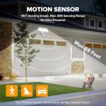 LUTEC 72W LED Motion Sensor Outdoor Security Light