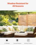 VEVOR Wooden Privacy Screen for Outdoor Spaces