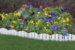 No-Dig Decorative White Garden Edging, 15ft