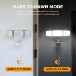 LUTEC 72W LED Motion Sensor Outdoor Security Light