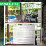 6FT Metal Outdoor Privacy Screen - Durable Garden Divider