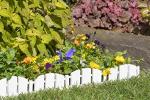 No-Dig Decorative White Garden Edging, 15ft