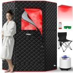 Portable Infrared Sauna Box with Red Light Therapy