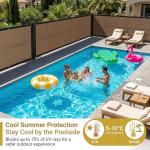 Privacy Screen for Balcony and Patio 3' x 10