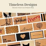 Theodore Magnus Durable Outdoor Coir Doormat 17"x30