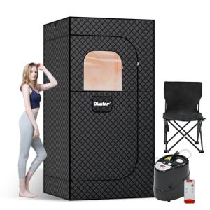 Portable Home Sauna with 1500W Steamer and Chair