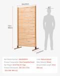 VEVOR Wooden Privacy Screen for Outdoor Spaces