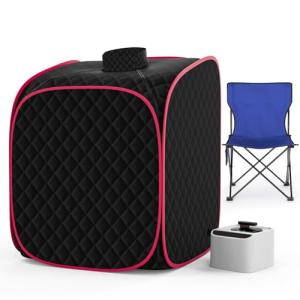 FniOk Home Portable Steam Sauna Tent & Chair