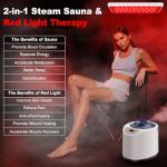 Portable Infrared Sauna Box with Red Light Therapy