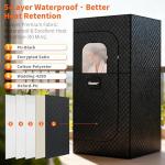 Portable Home Sauna with 1500W Steamer and Chair