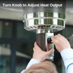 EAST OAK 50K BTU Bronze Patio Heater