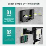 Solar Outdoor Lights - 3000 lm, Motion Sensor