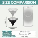 SOLPEX Mini Solar Ground Lights - 10 Pack