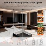 Portable Home Sauna with 1500W Steamer and Chair