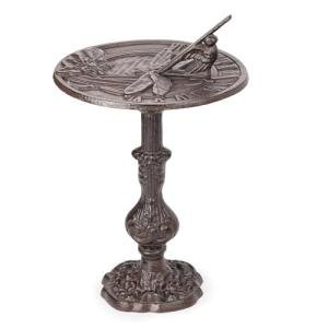 Sungmor Dragonfly Cast Iron Sundial Garden Decor