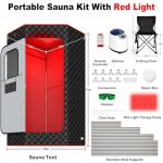 Portable Infrared Sauna Box with Red Light Therapy