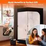 Portable Home Sauna with 1500W Steamer and Chair