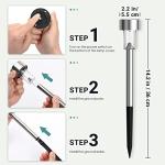 GIGALUMI 16-Pack Waterproof Solar Garden Lights