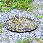 Sungmor Dragonfly Cast Iron Sundial for Outdoors