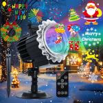 Outdoor Christmas Projector Lights with Remote Control