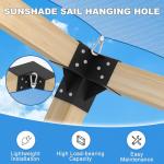 Vlaeng 4x4 Pergola Bracket Kit - 8 Pack