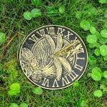 Sungmor Dragonfly Cast Iron Sundial for Outdoors