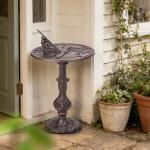 Sungmor Dragonfly Cast Iron Sundial Garden Decor