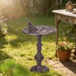 Sungmor Dragonfly Cast Iron Sundial Garden Decor