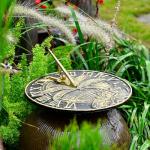 Sungmor Dragonfly Cast Iron Sundial for Outdoors