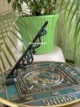Brass Garden Sundial with Vintage Verdigris Finish