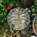 Sungmor Dragonfly Cast Iron Sundial for Outdoors