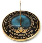 Brass Sundial - Grow Old with Me 10" Decor