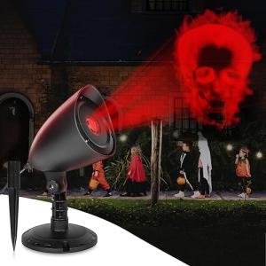 Halloween Skull Projector Lights for Outdoor Fun