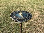 Brass Sundial - Grow Old with Me 10" Decor