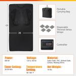 Portable Infrared Sauna Blanket for Home Relaxation