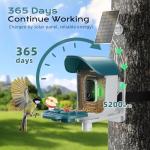 Smart Bird Feeder with Camera and Solar Power