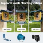 Bird Feeder Camera with 2K Live Stream