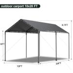 Heavy Duty 10x20 Outdoor Carport Shelter Tent