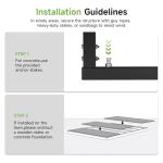 10x15FT Heavy Duty Metal Carport for Cars