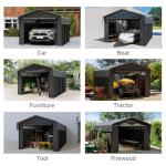 10x15FT Heavy Duty Metal Carport for Cars