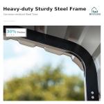 MFSTUDIO 10x15 ft Heavy Duty Metal Carport