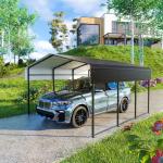 HEYTOWN 10x15 FT Heavy Duty Metal Carport