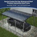 Heavy Duty Metal Carport Canopy for Outdoor Storage